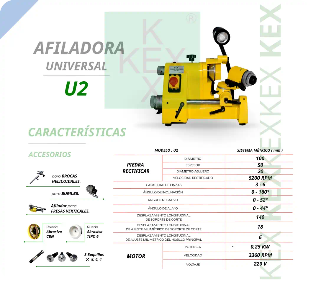 Afiladora universal U2