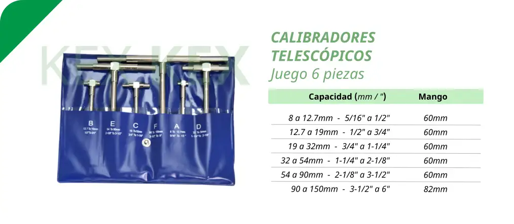 Calibradores telescopicos