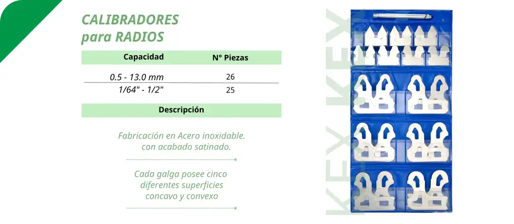 Calibradores para radios